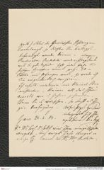 Nachlass Franz Steindachner, Brief von V. Pregl an Franz Steindachner (24.04.1884), Inv.Nr. 406.02, Seite 2